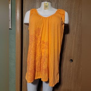 Orange and White Tank Top JMS 3XL 22/24